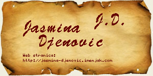 Jasmina Đenović vizit kartica
